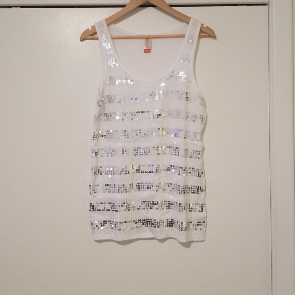 Sequin tank top